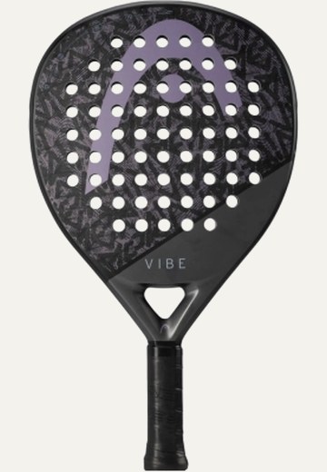 Ракетка Head Vibe — модель начального уровня, чёрная с белым